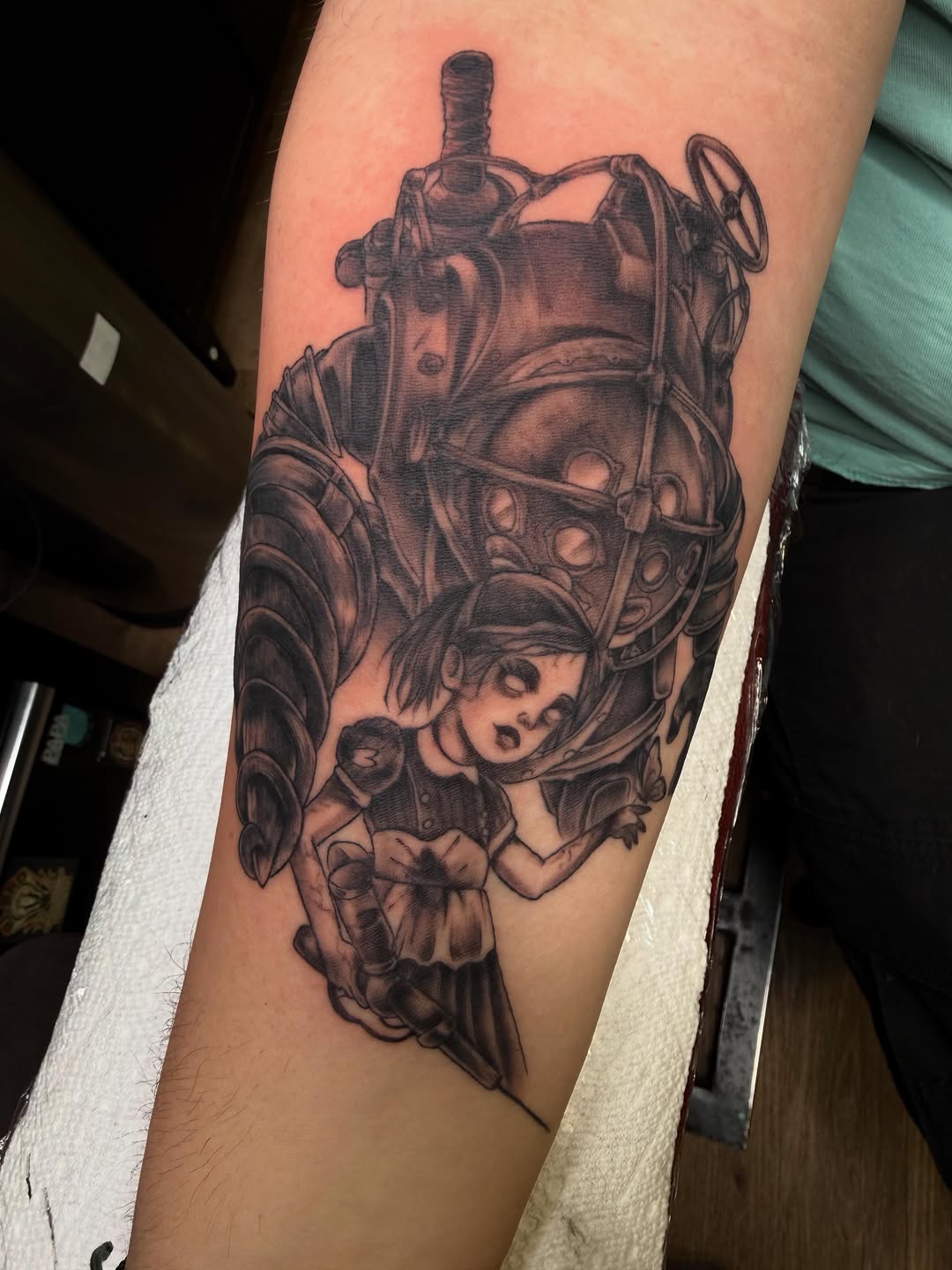 Tattoo by @chadmc509 — black_and_grey, realism