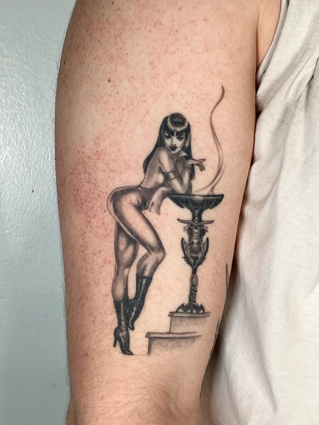 Tattoo by @uuptempo — black_and_grey, realism