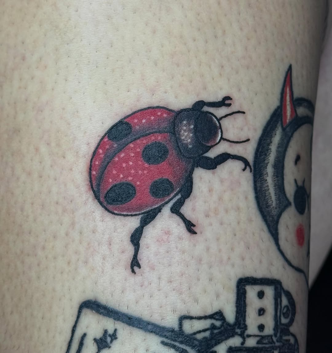 Tattoo by @scorpio.memento — american_traditional, illustrative