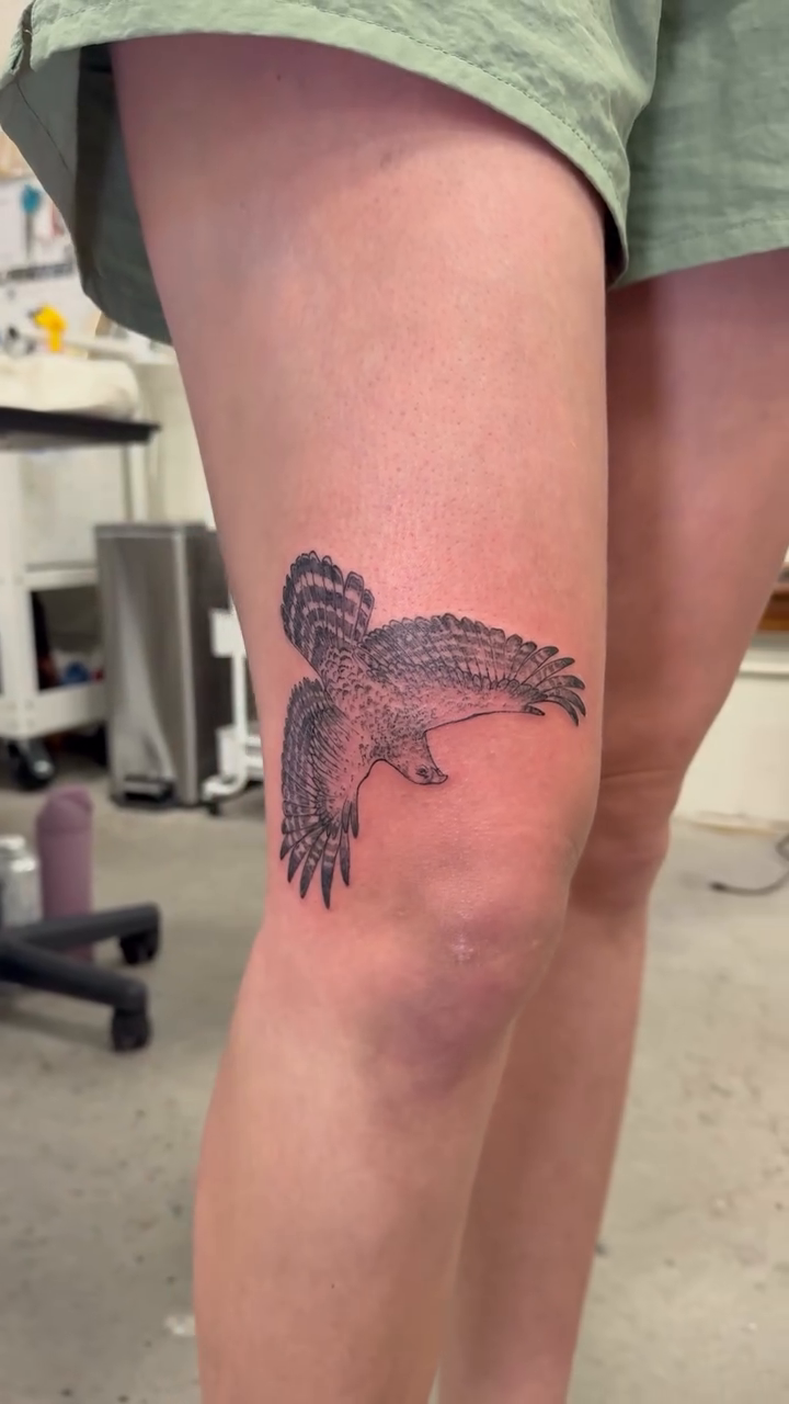 Tattoo by @erynsportfolio — black_and_grey, realism