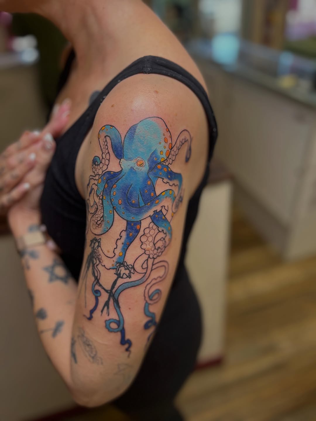 Tattoo by @lilacmourningink — new_school, illustrative