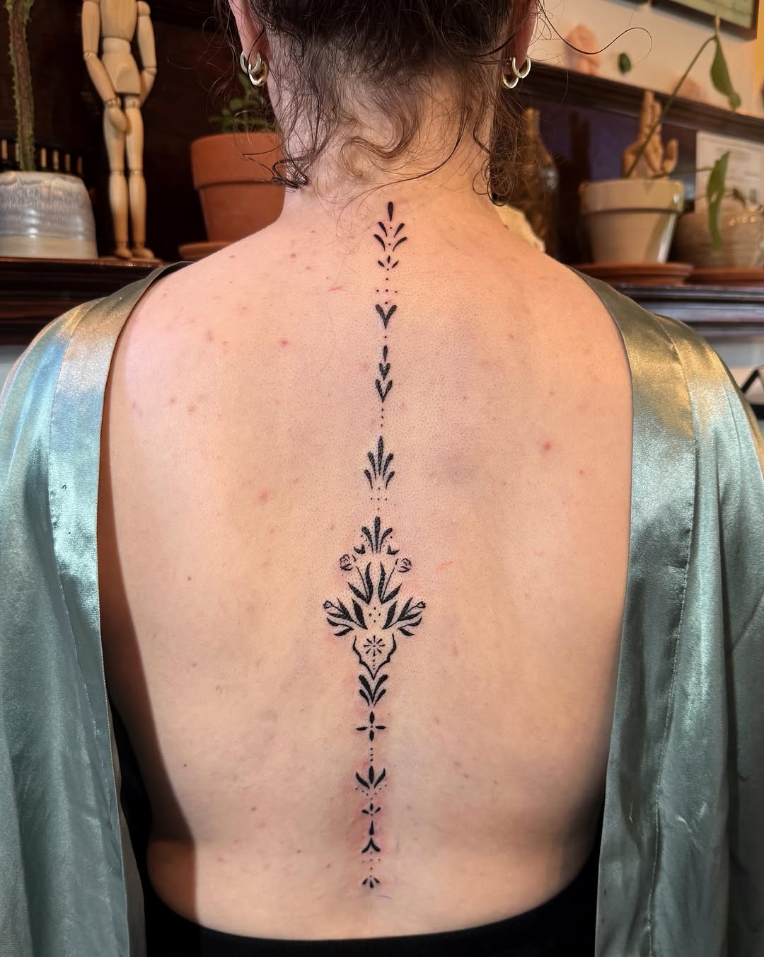 Tattoo by @salamisandals — ornamental, blackwork