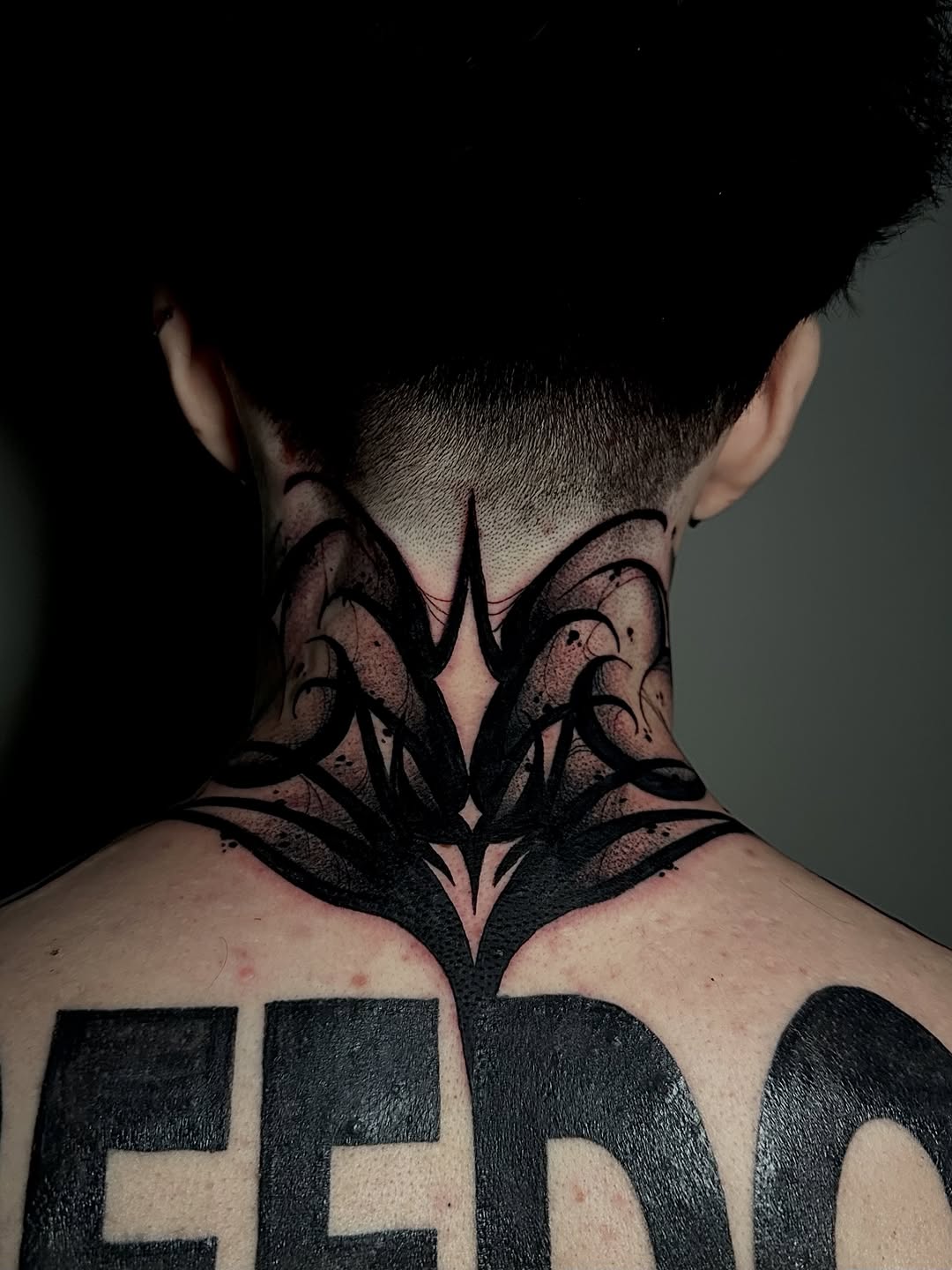 Tattoo by @tattoos.crystal — blackwork, illustrative