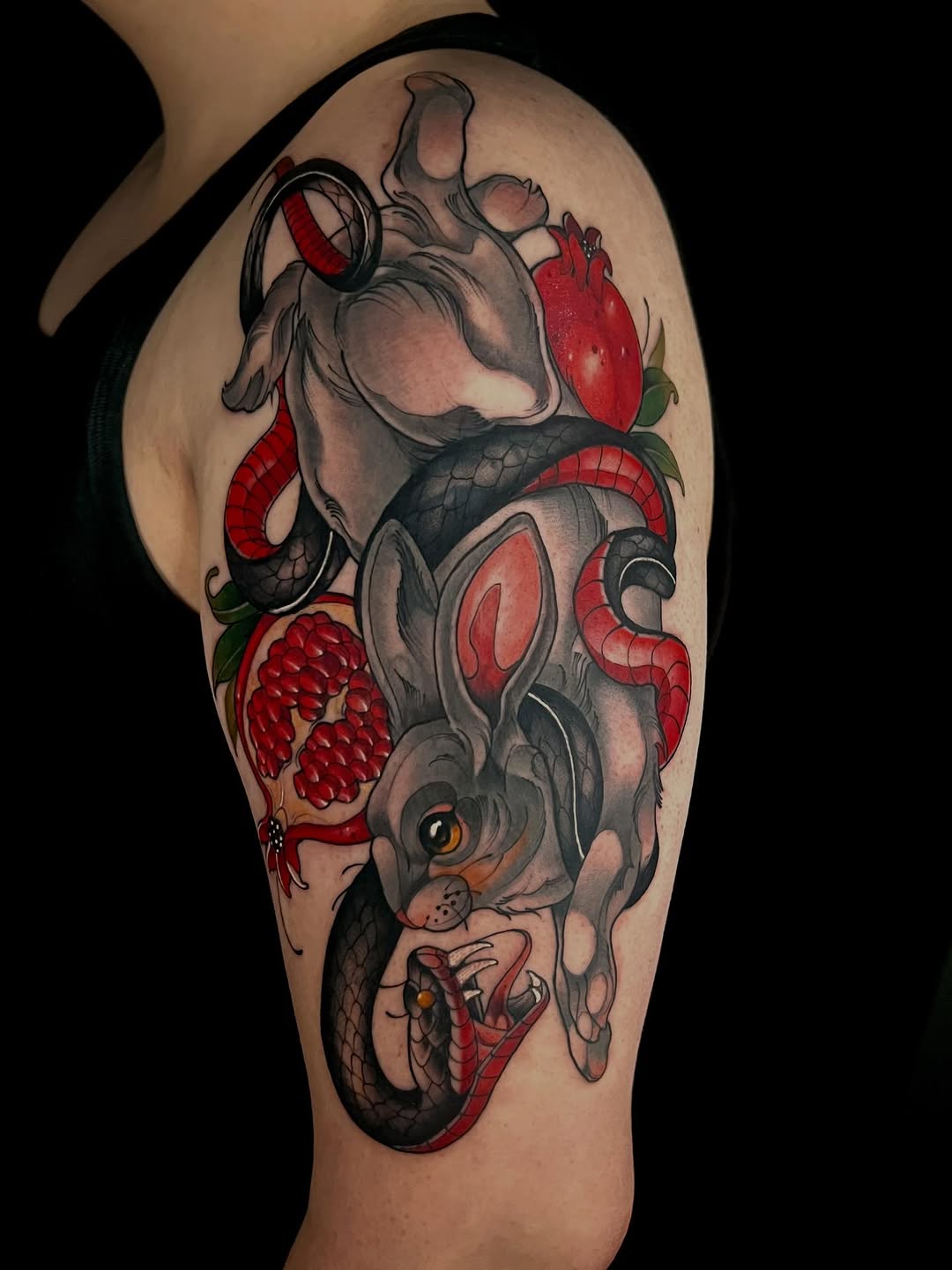 Tattoo by @liajeppesentattoos โ illustrative, dark_realism