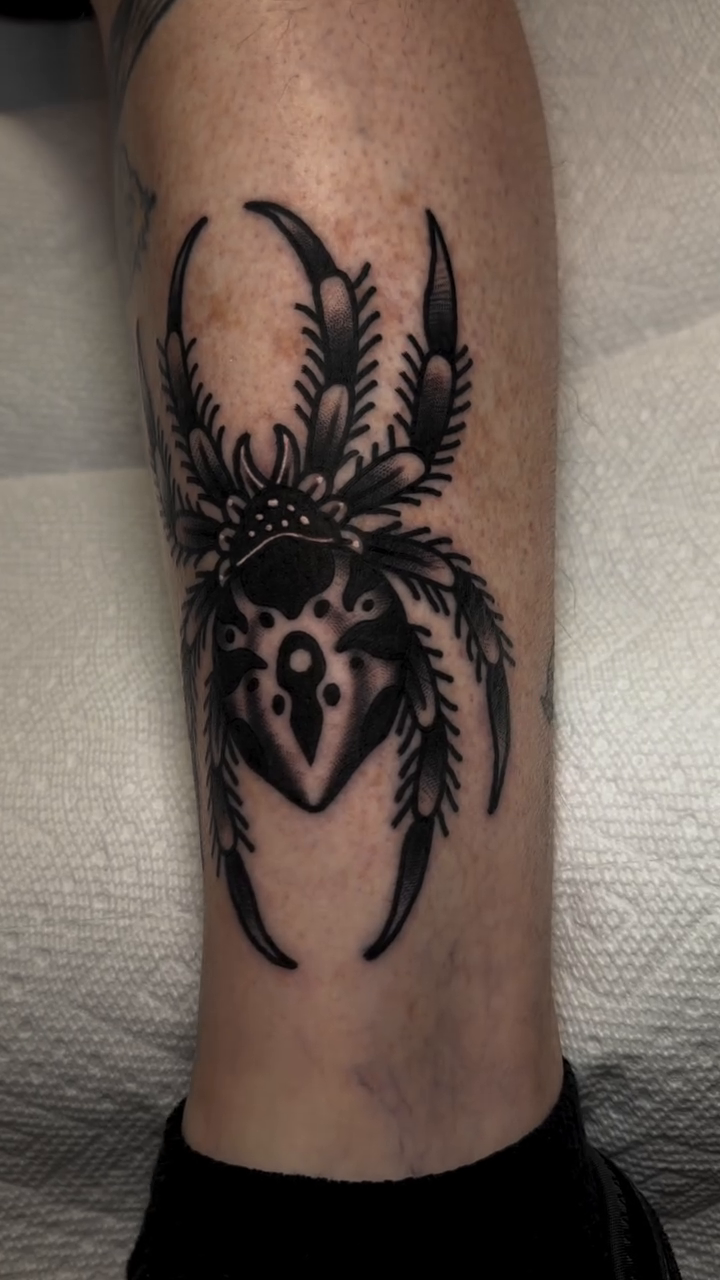 Tattoo by @corycartwright — blackwork