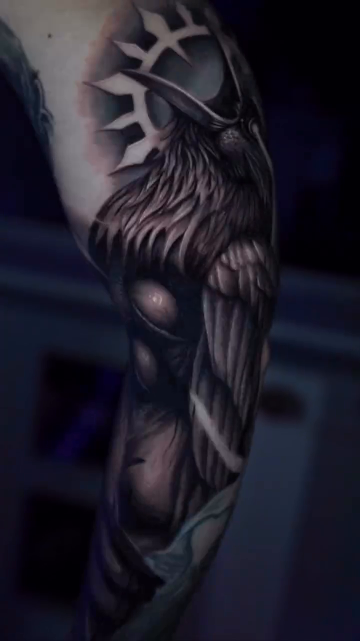 Tattoo by @devinmullentattoos — realism, black_and_grey