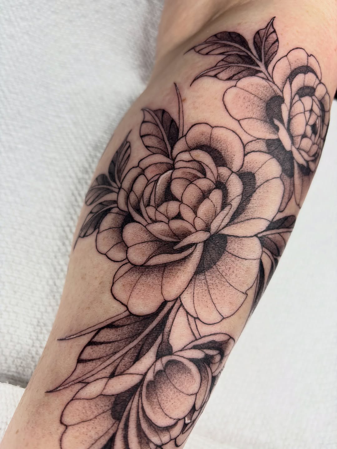 Tattoo by @valeriemourningstar — black_and_grey, realism