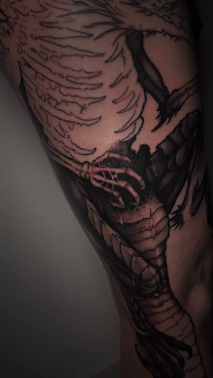 Tattoo by @xiva_tattoo — japanese_irezumi, black_and_grey