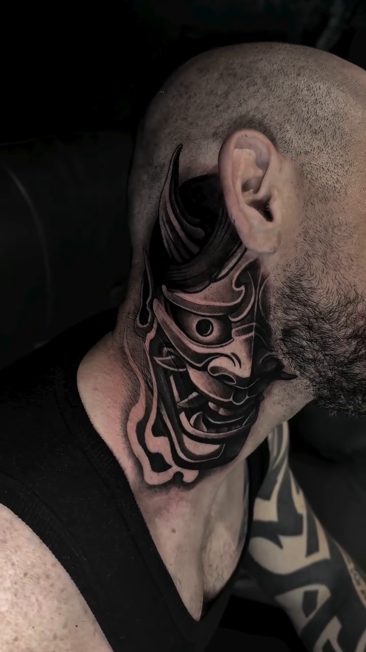Tattoo by @jiannatattoos — japanese_irezumi, black_and_grey