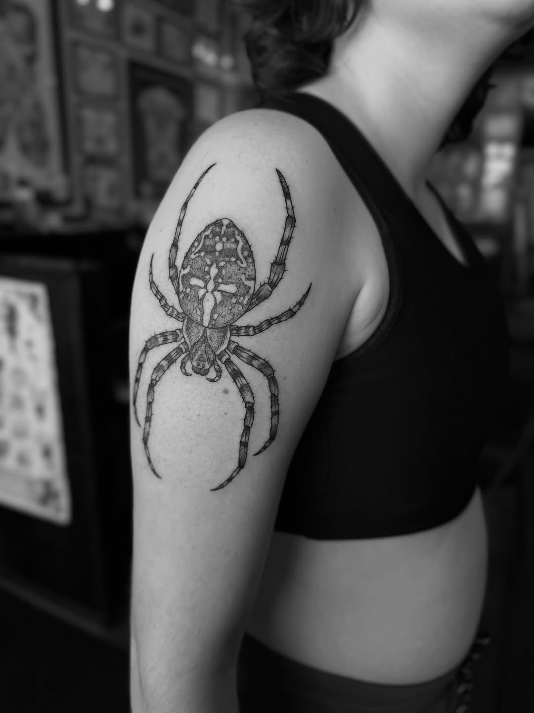 Tattoo by @alexbrooke — black_and_grey, realism