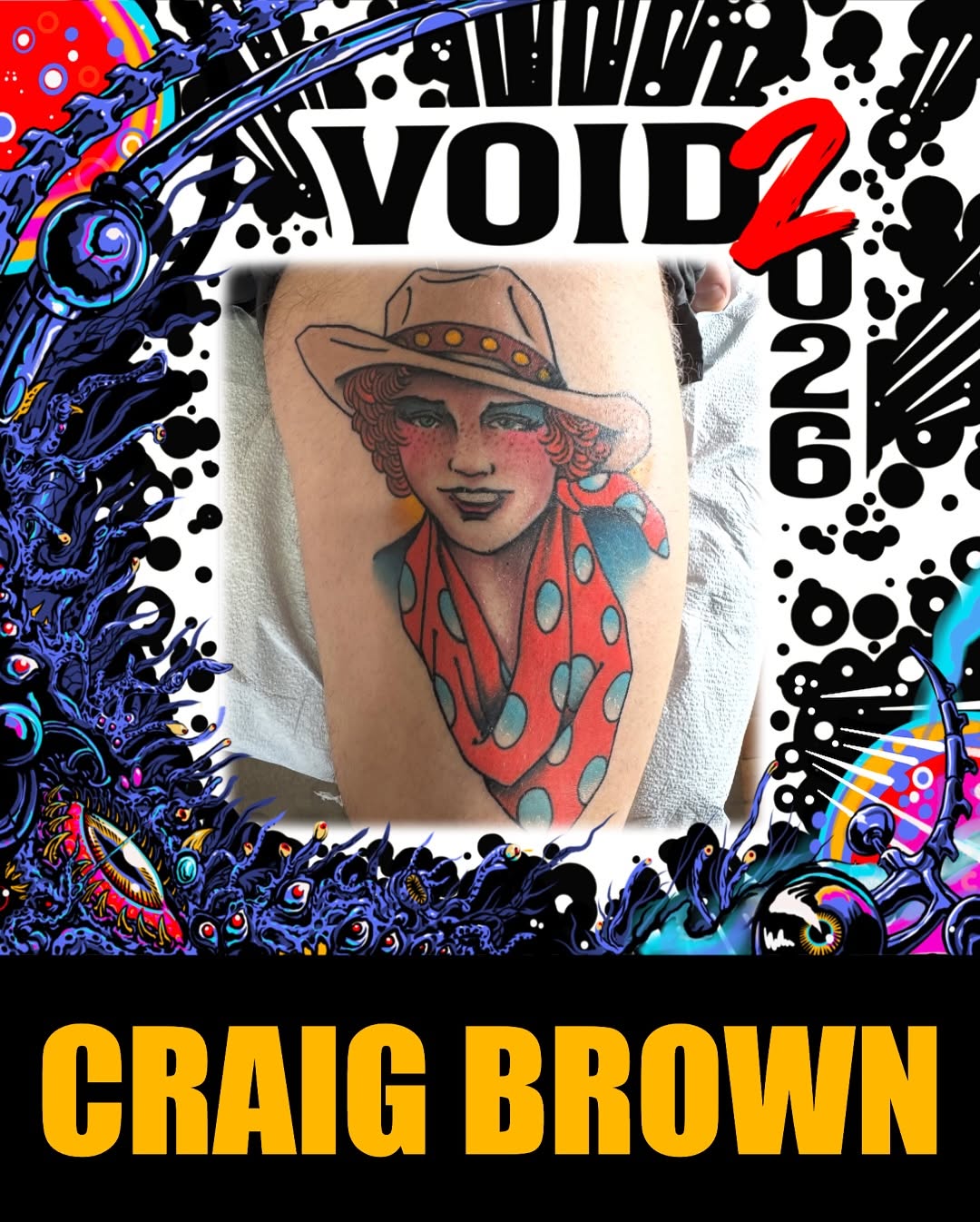 Tattoo by @craigbrowntattoo — new_school, trash_polka