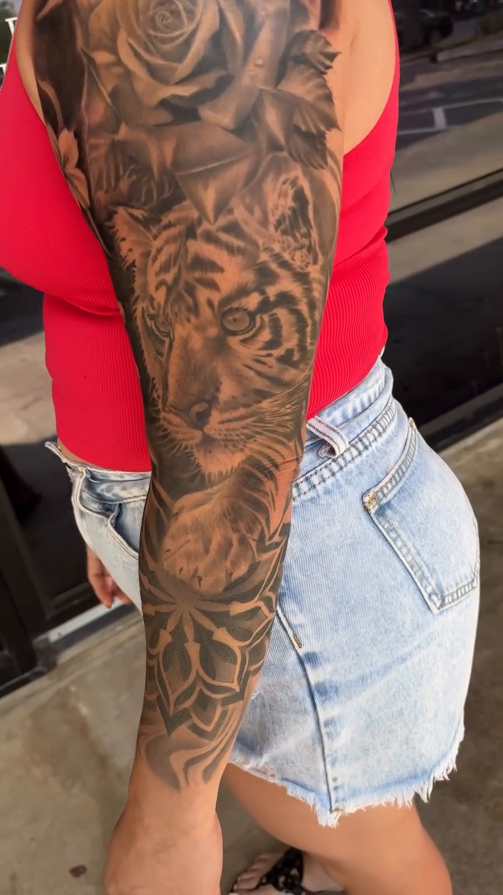 Tattoo by @bon_zippa_tattoos — black_and_grey, realism