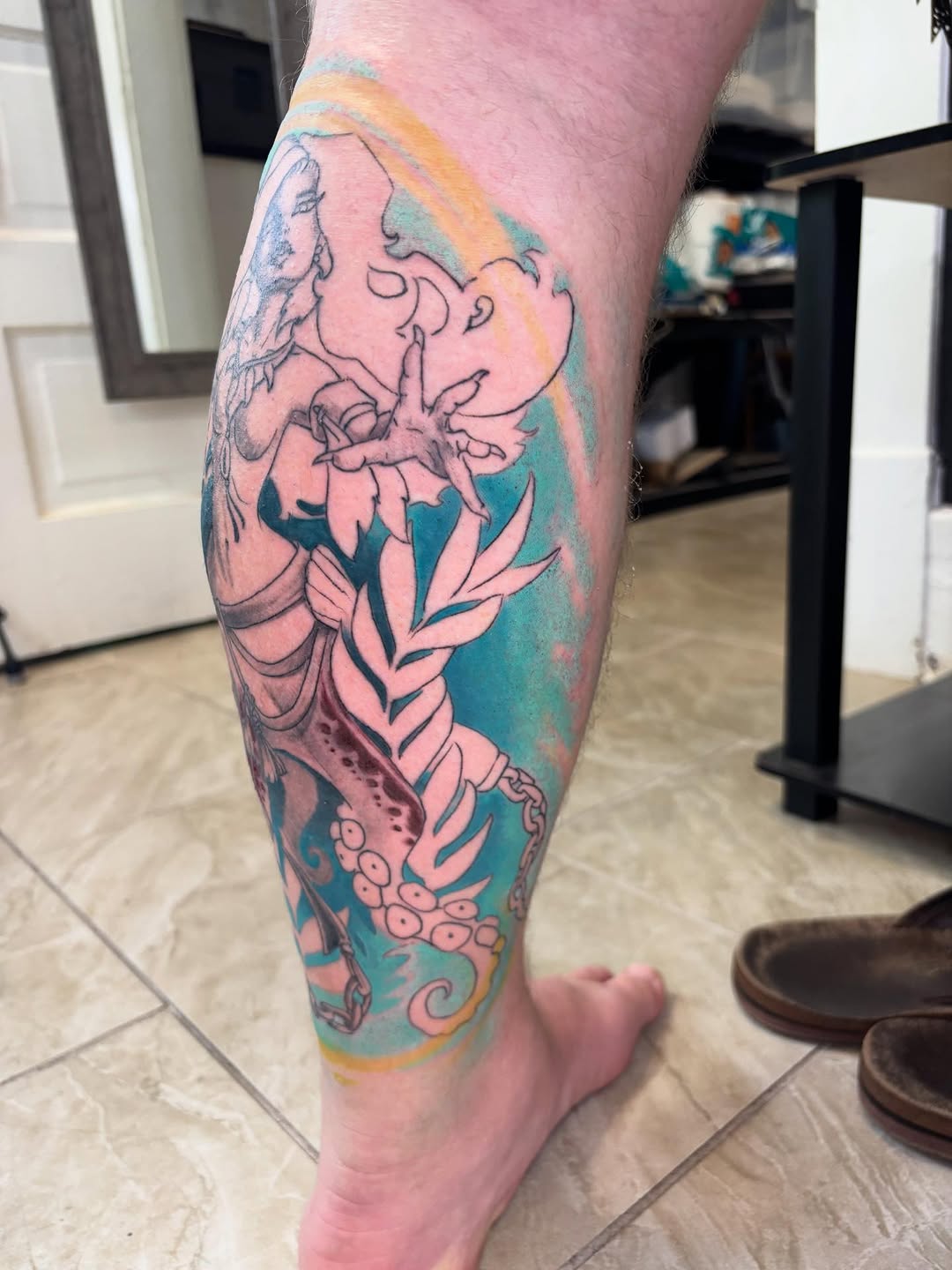 Tattoo by @siekay โ new_school, trash_polka