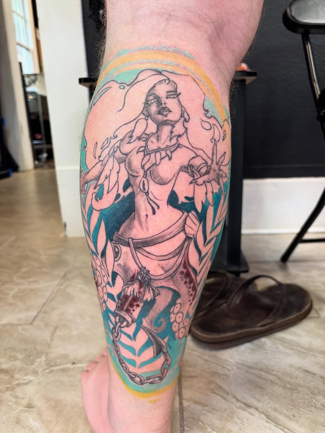 Tattoo by @siekay โ new_school, black_and_grey