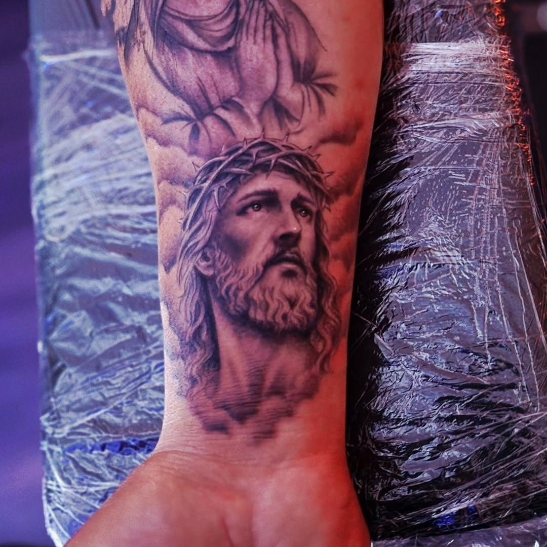 Tattoo by @lukejordan_ink — realism, black_and_grey