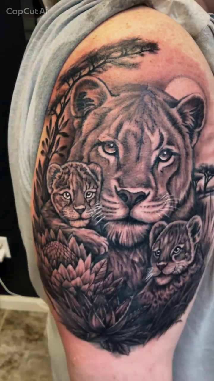 Tattoo by @krystalkoffinea โ realism, black_and_grey