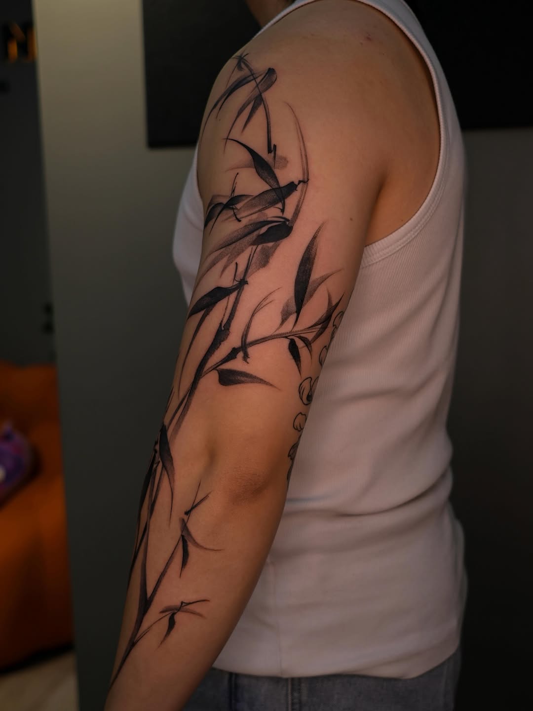 Tattoo by @karmon.tat — illustrative, black_and_grey