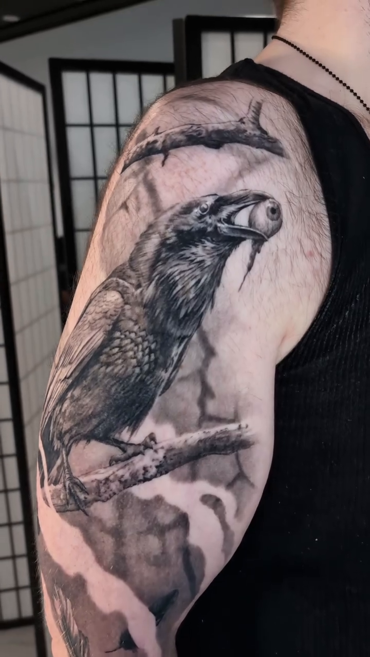 Tattoo by @costellotattoo โ realism, black_and_grey