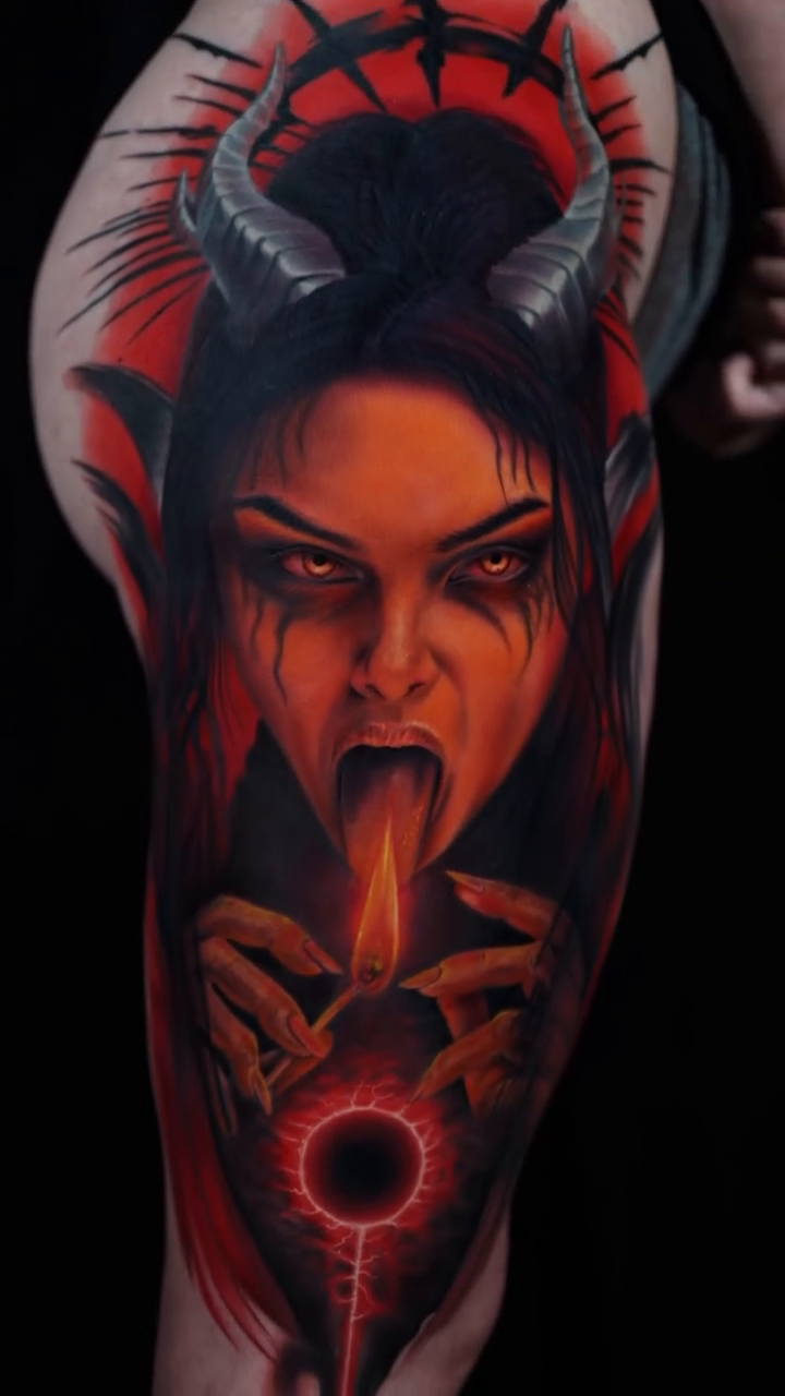 Tattoo by @serdarbolukbasi.ink — realism, dark_realism
