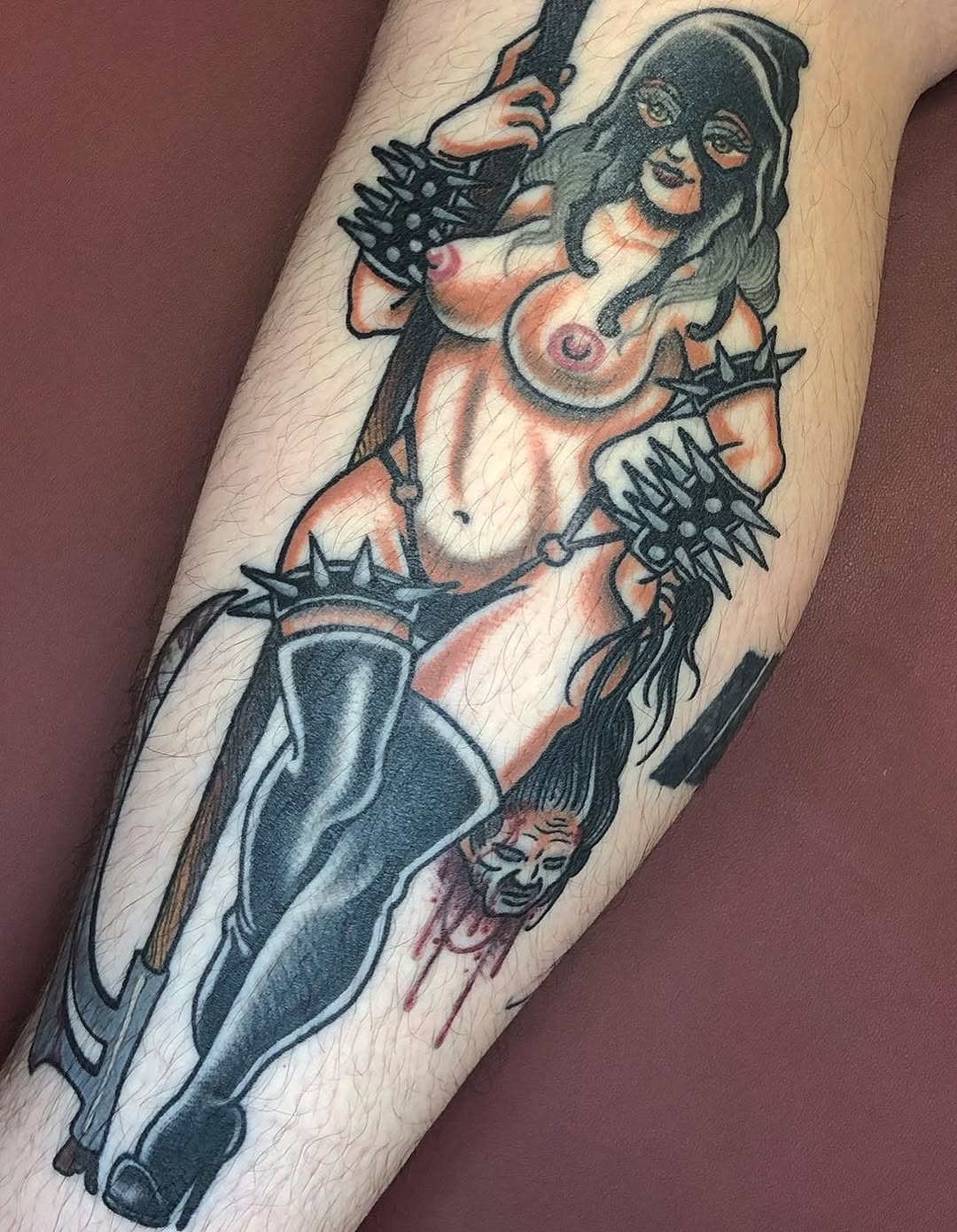 Tattoo by @cammerondamnit — american_traditional, neo_traditional