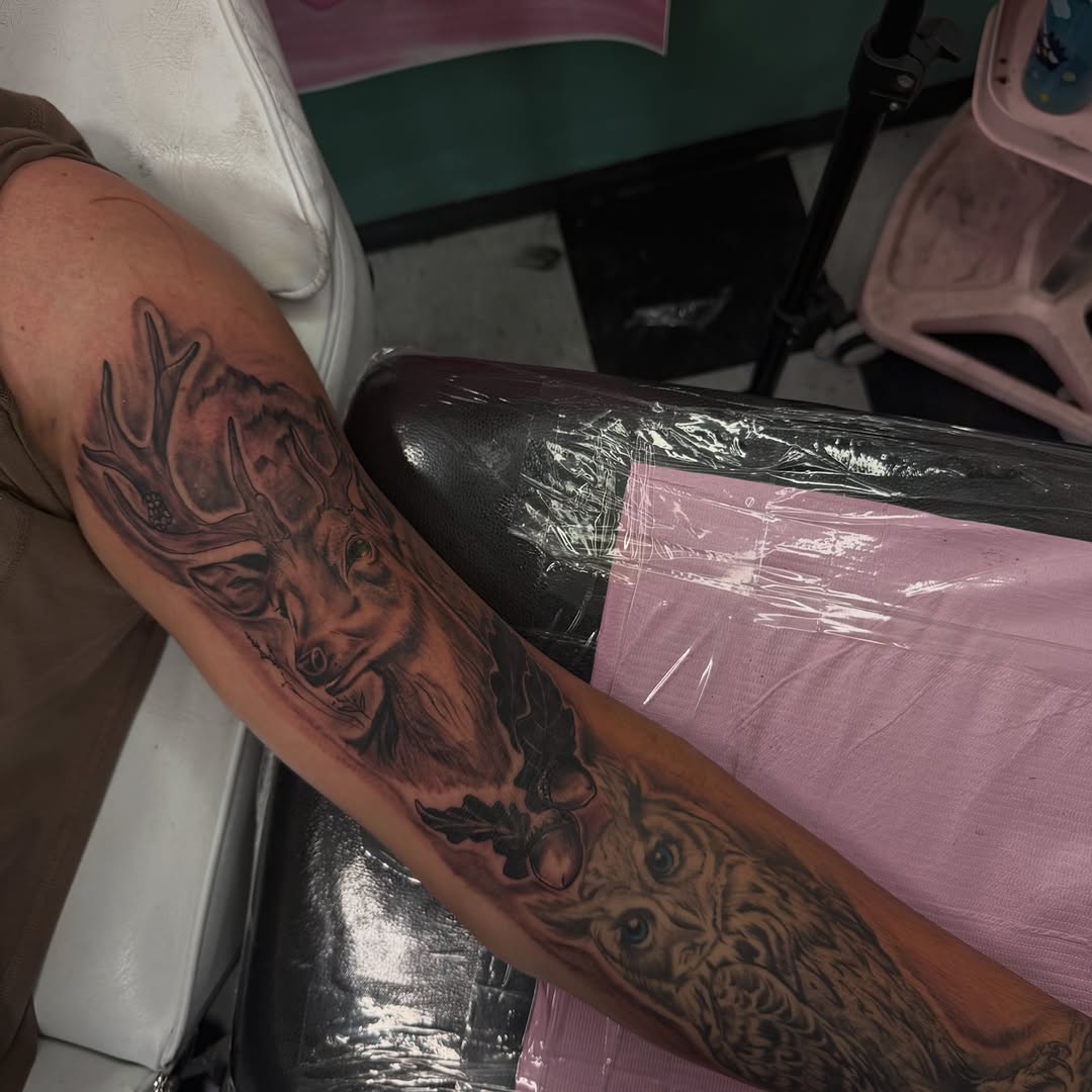 Tattoo by @tattoosbynahla โ realism, black_and_grey
