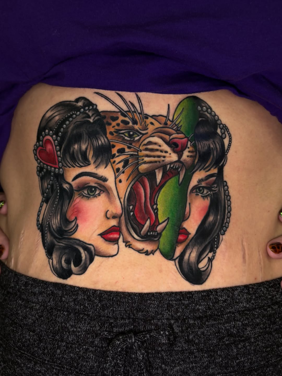 Tattoo by @hbones_artistry — american_traditional, neo_traditional