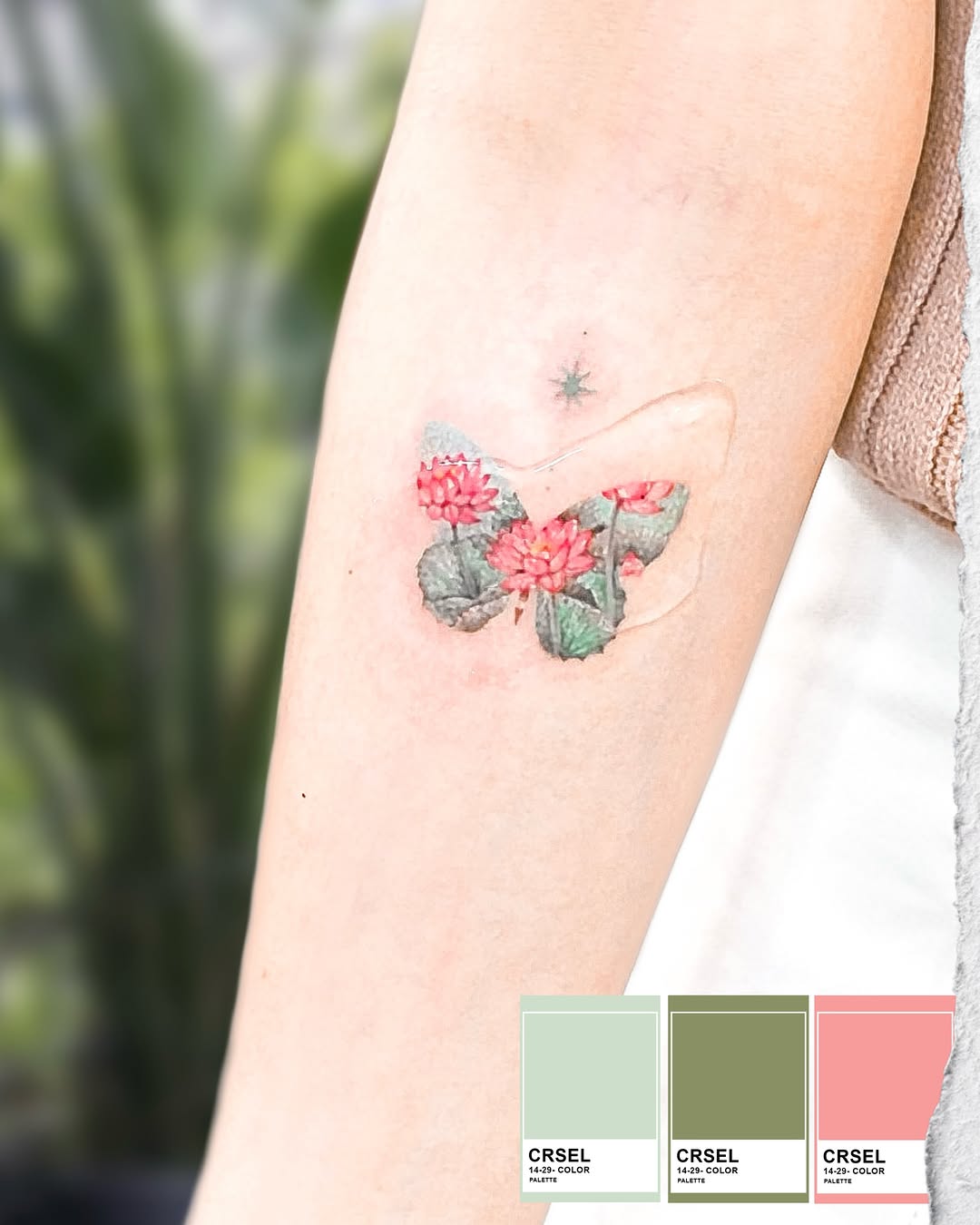 Tattoo by @honi_tattoo — watercolor, fine_line