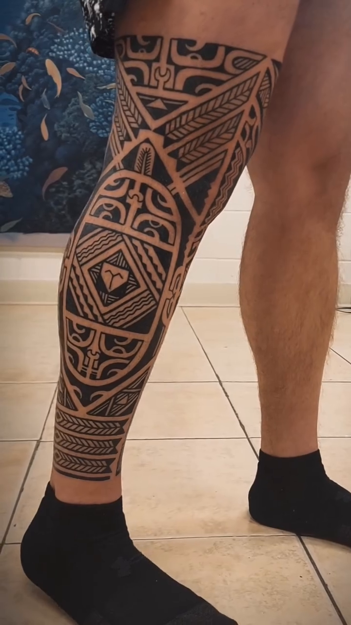 Tattoo by @hiwawolfe — tribal