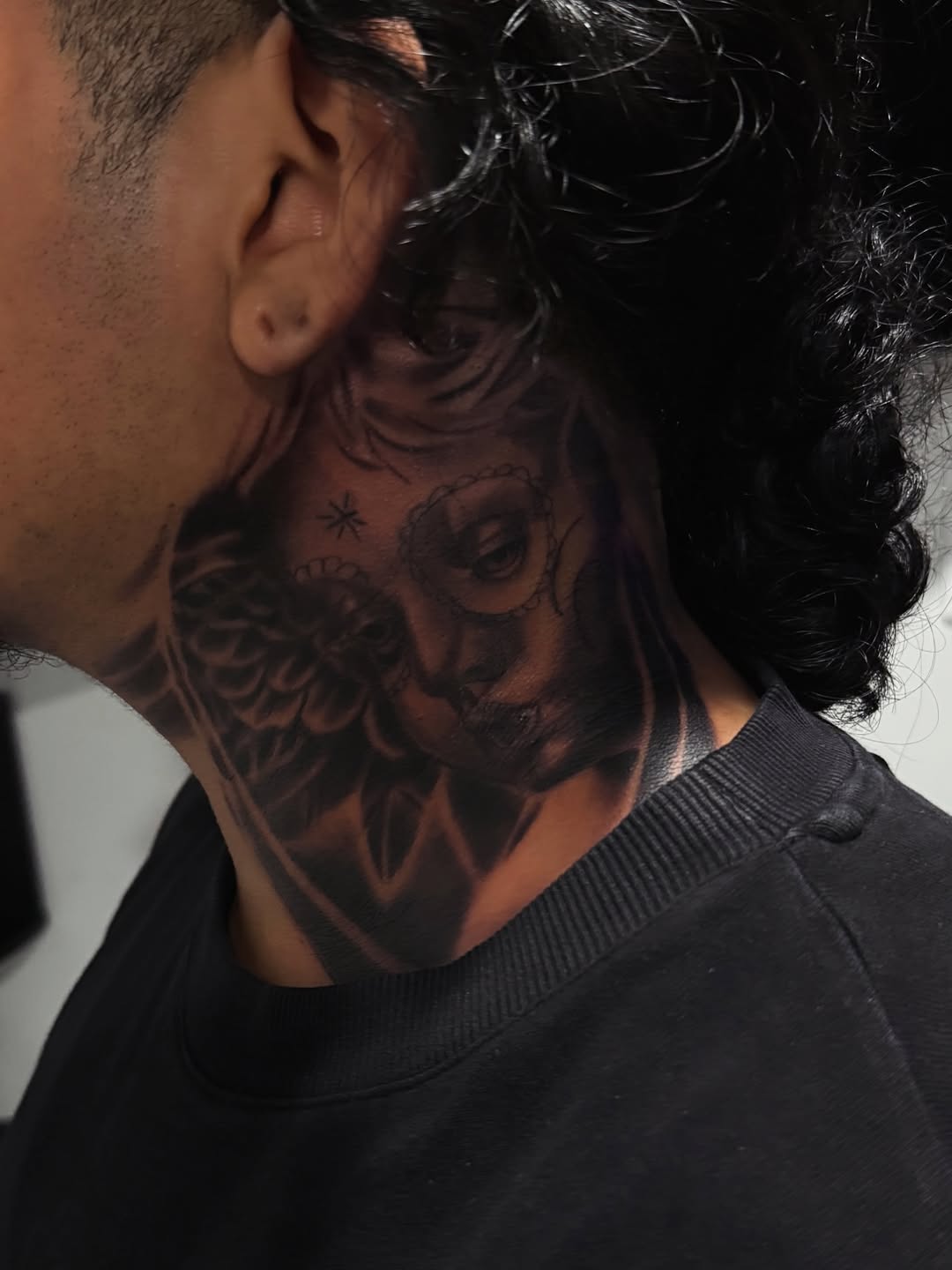 Tattoo by @mgstatts — black_and_grey, realism