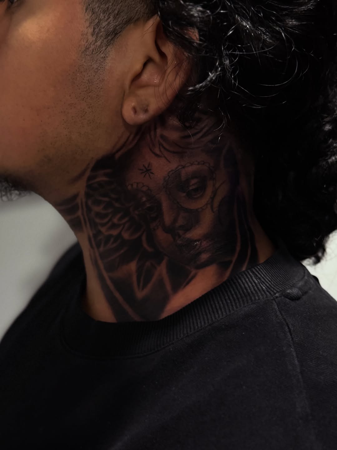 Tattoo by @mgstatts — black_and_grey, realism