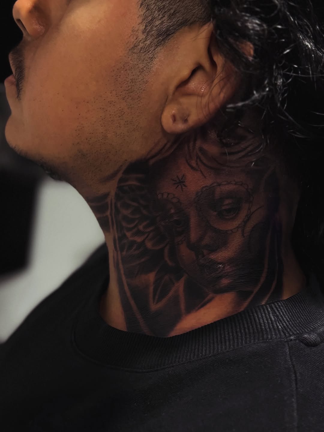 Tattoo by @mgstatts — black_and_grey, realism