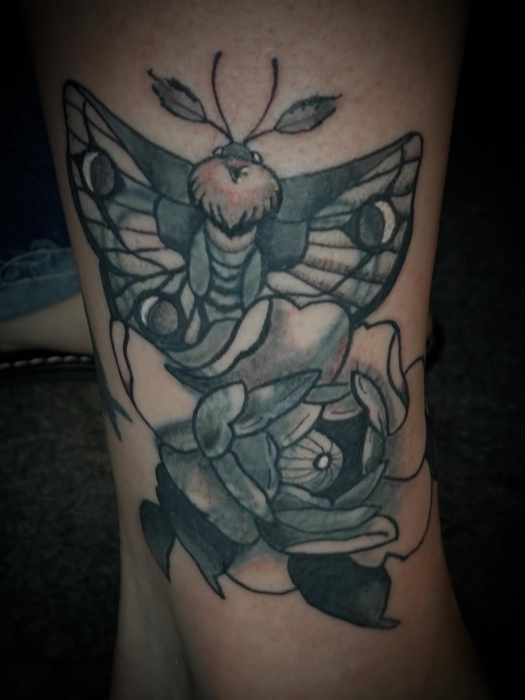 Tattoo by @poppacoppa — black_and_grey, realism