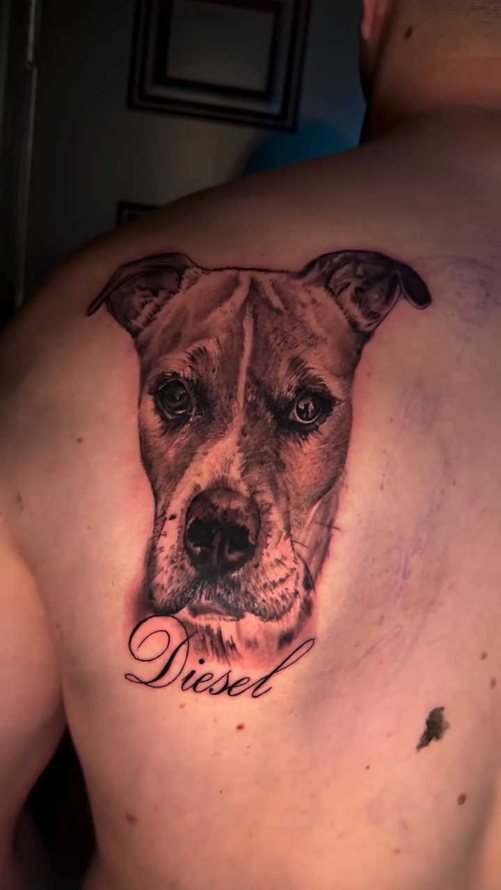 Tattoo by @tinatattooz โ realism, black_and_grey