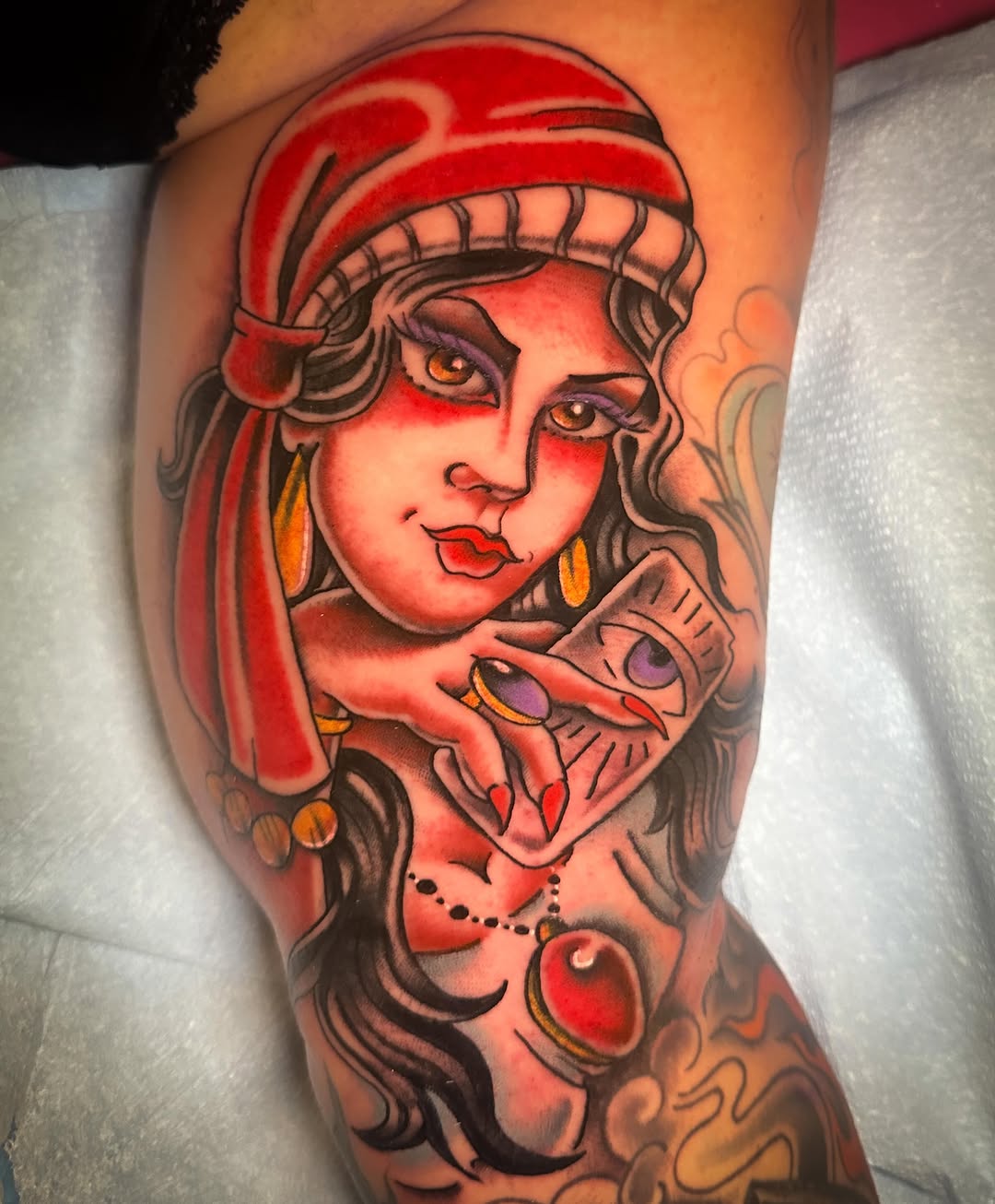 Tattoo by @sctattooer — american_traditional, illustrative