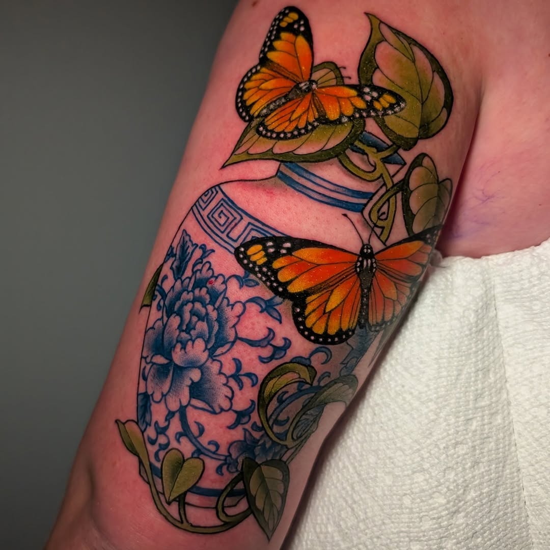 Tattoo by @ellietattoos — realism, japanese_irezumi