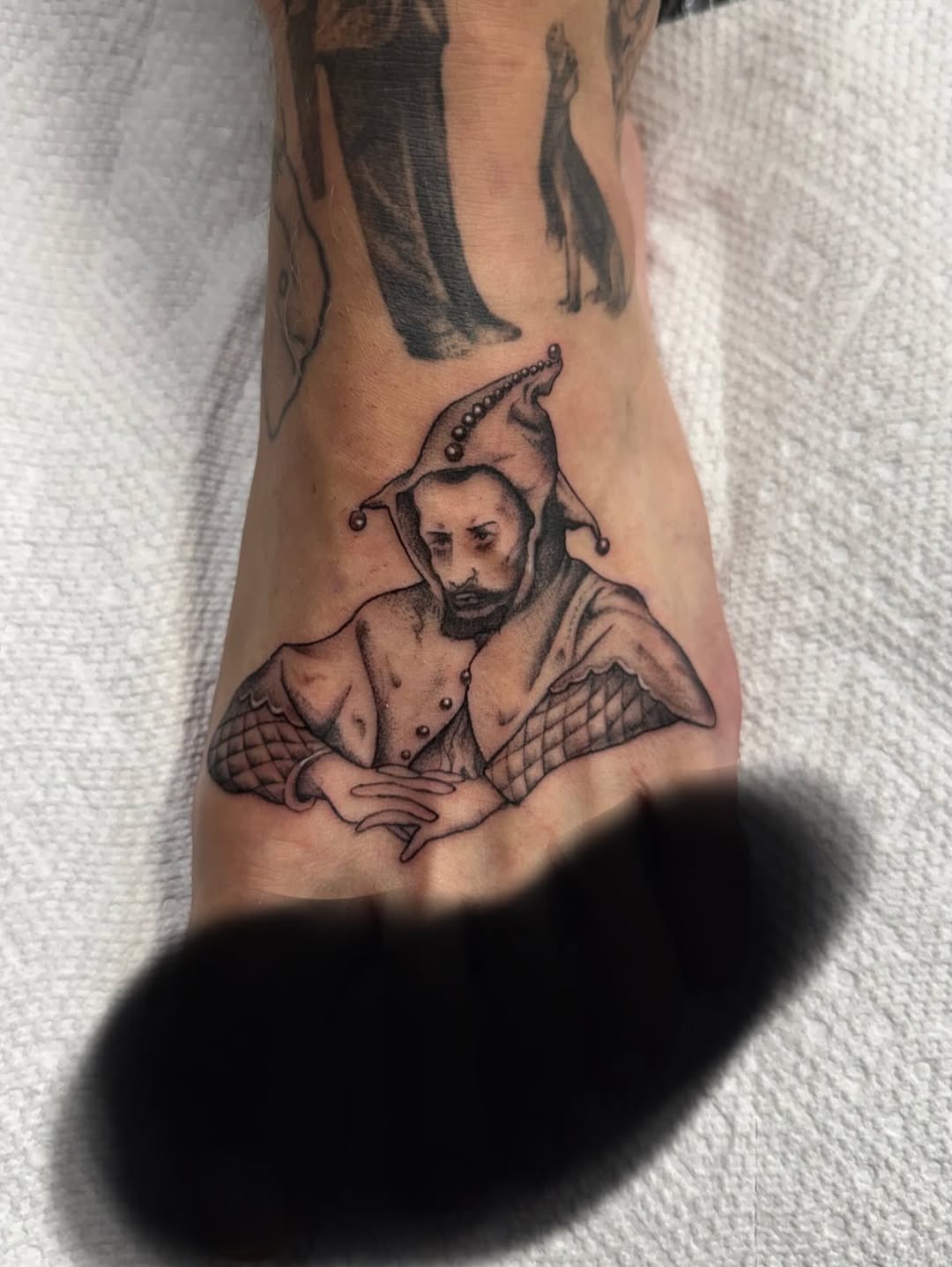 Tattoo by @aegang.inks β realism, black_and_grey