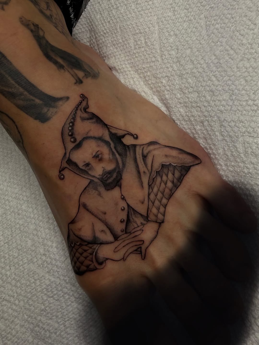 Tattoo by @aegang.inks β realism, black_and_grey
