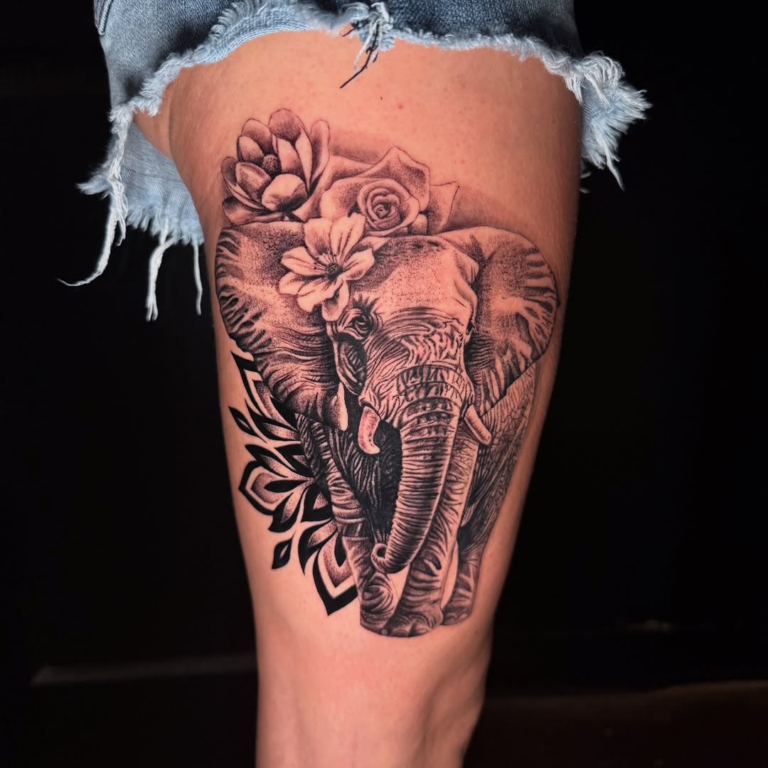 Tattoo by @inkzombi — realism, black_and_grey
