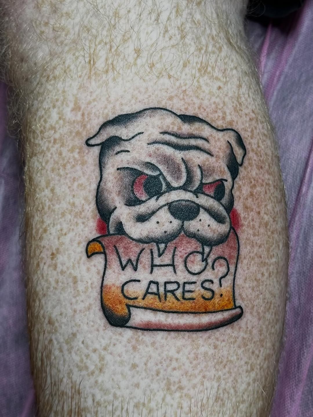 Tattoo by @dorroughtattooer — american_traditional, lettering_script