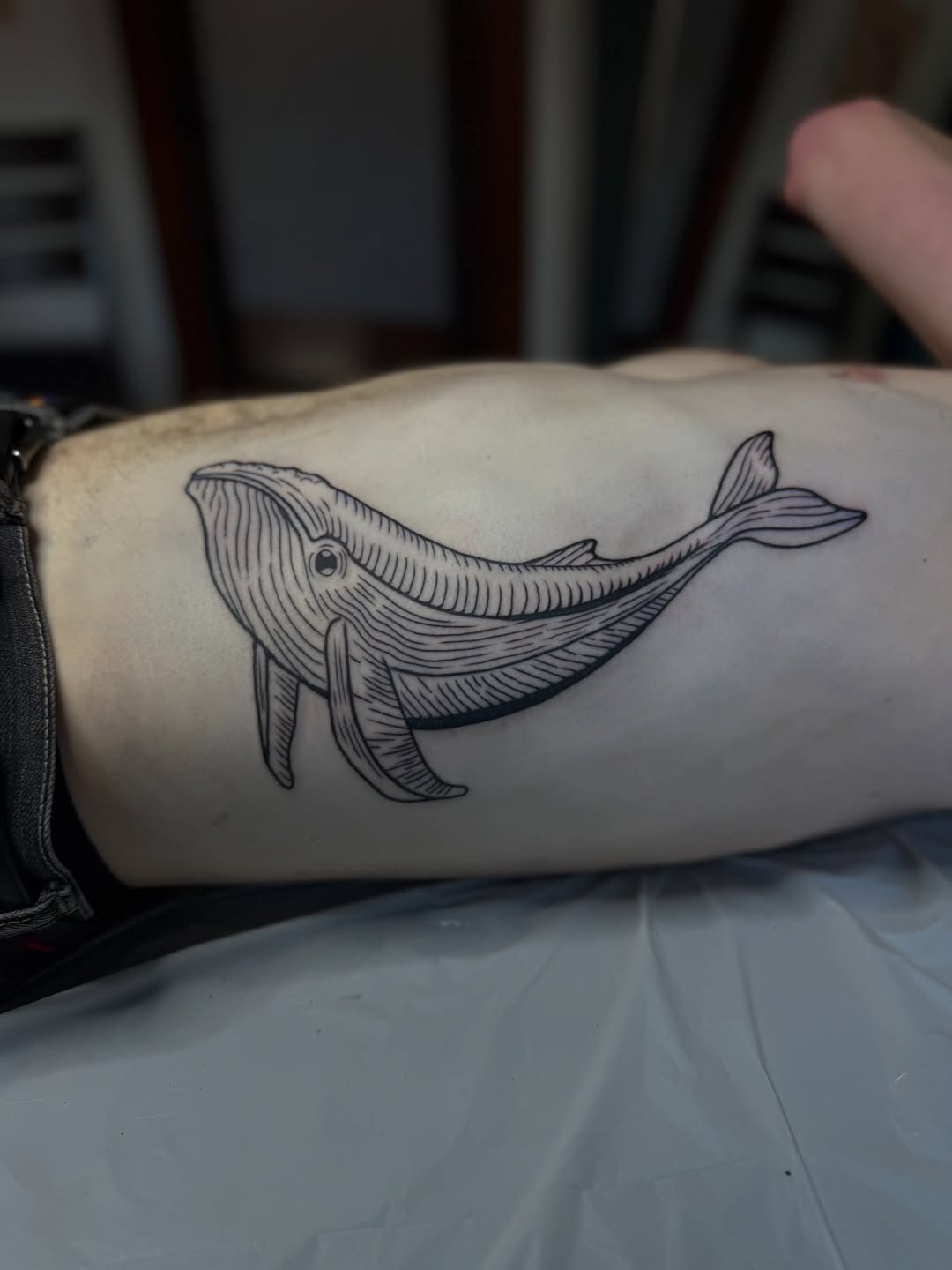Tattoo by @cjamtattoos — black_and_grey