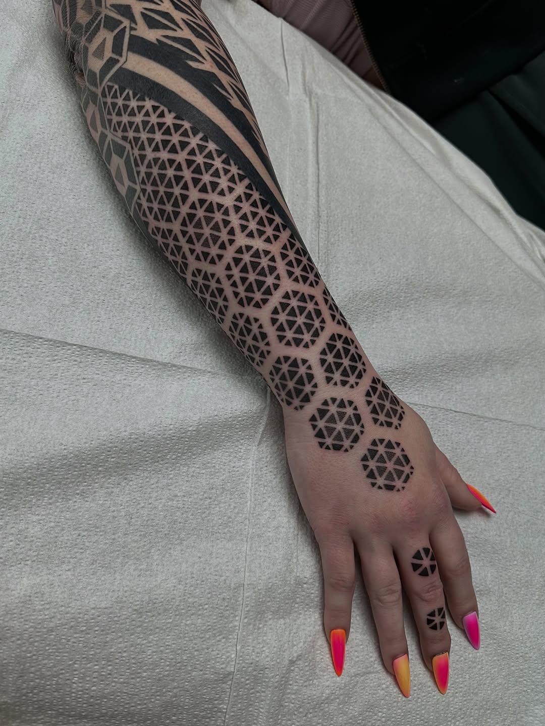 Tattoo by @justinryanxom — geometric, blackwork