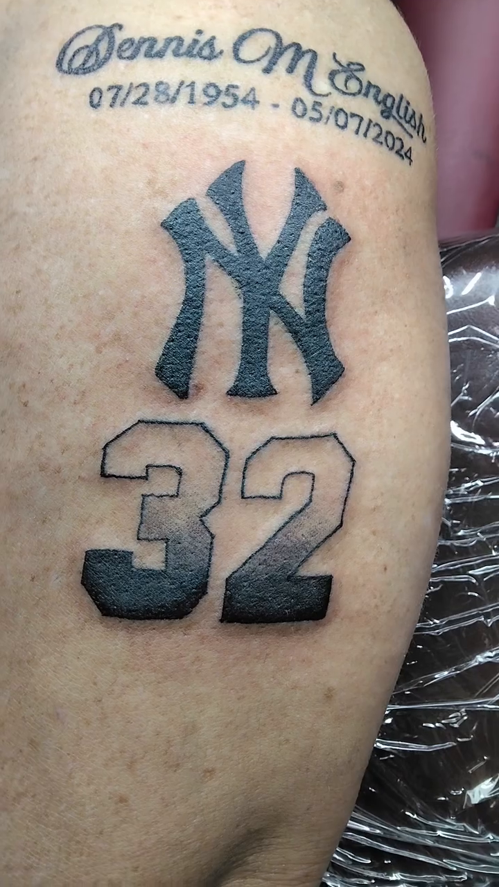 Tattoo by @its_malynda_baby — lettering_script, blackwork
