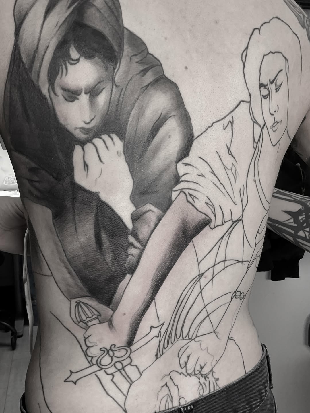 Tattoo by @stefany.m.p — realism, black_and_grey