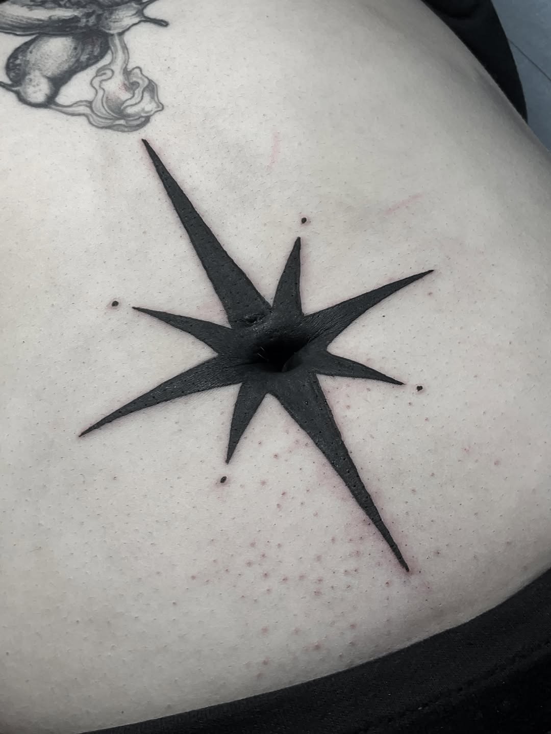 Tattoo by @stefany.m.p — blackwork, geometric