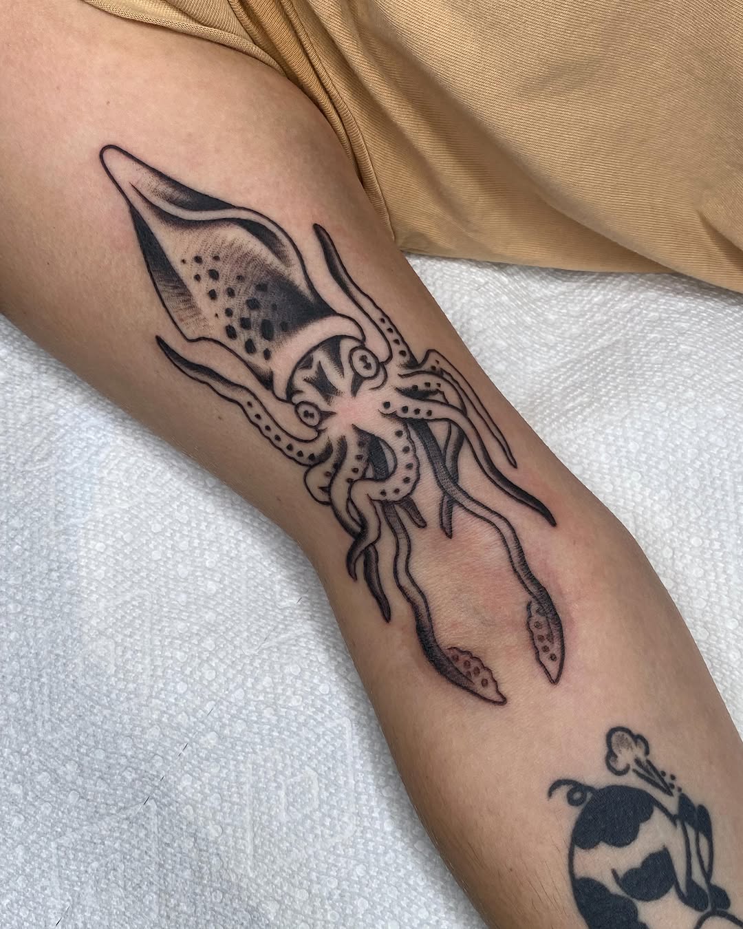 Tattoo by @morgana.sutherland — black_and_grey, chicano