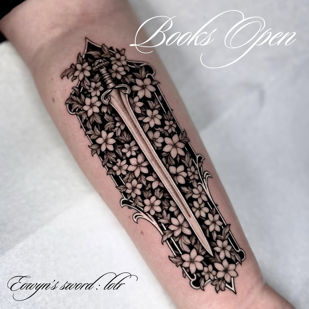 Tattoo by @kathrynsemusart — black_and_grey