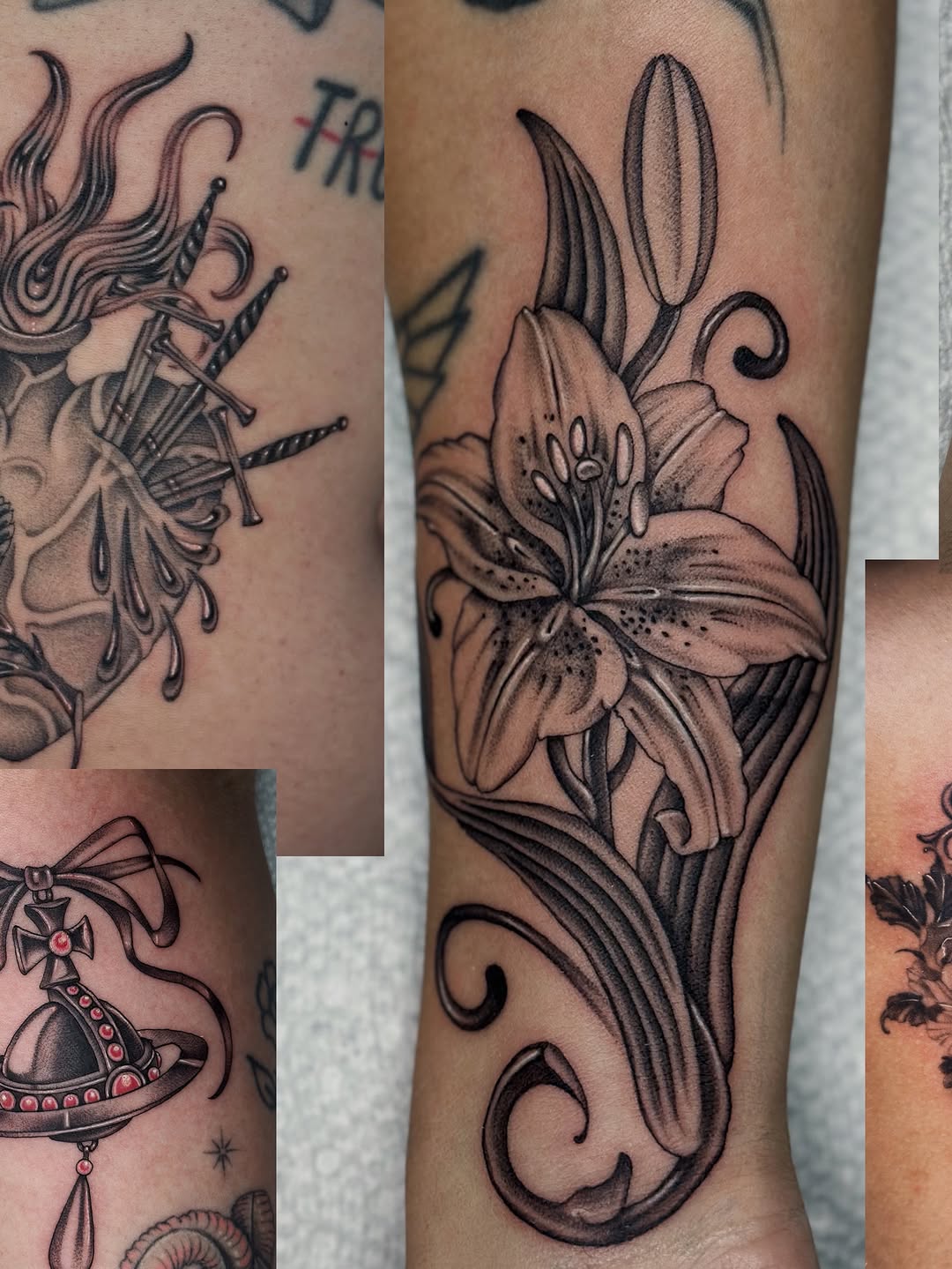 Tattoo by @laurynjenesis — black_and_grey, illustrative