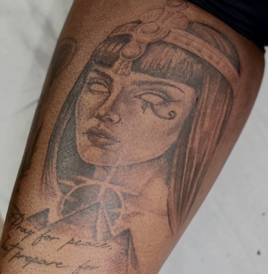 Tattoo by @hvley.ink — black_and_grey, realism