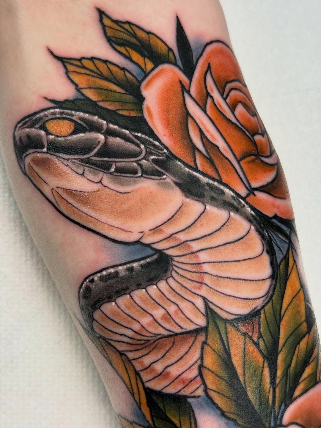 Tattoo by @justinhaytattoos โ american_traditional, illustrative