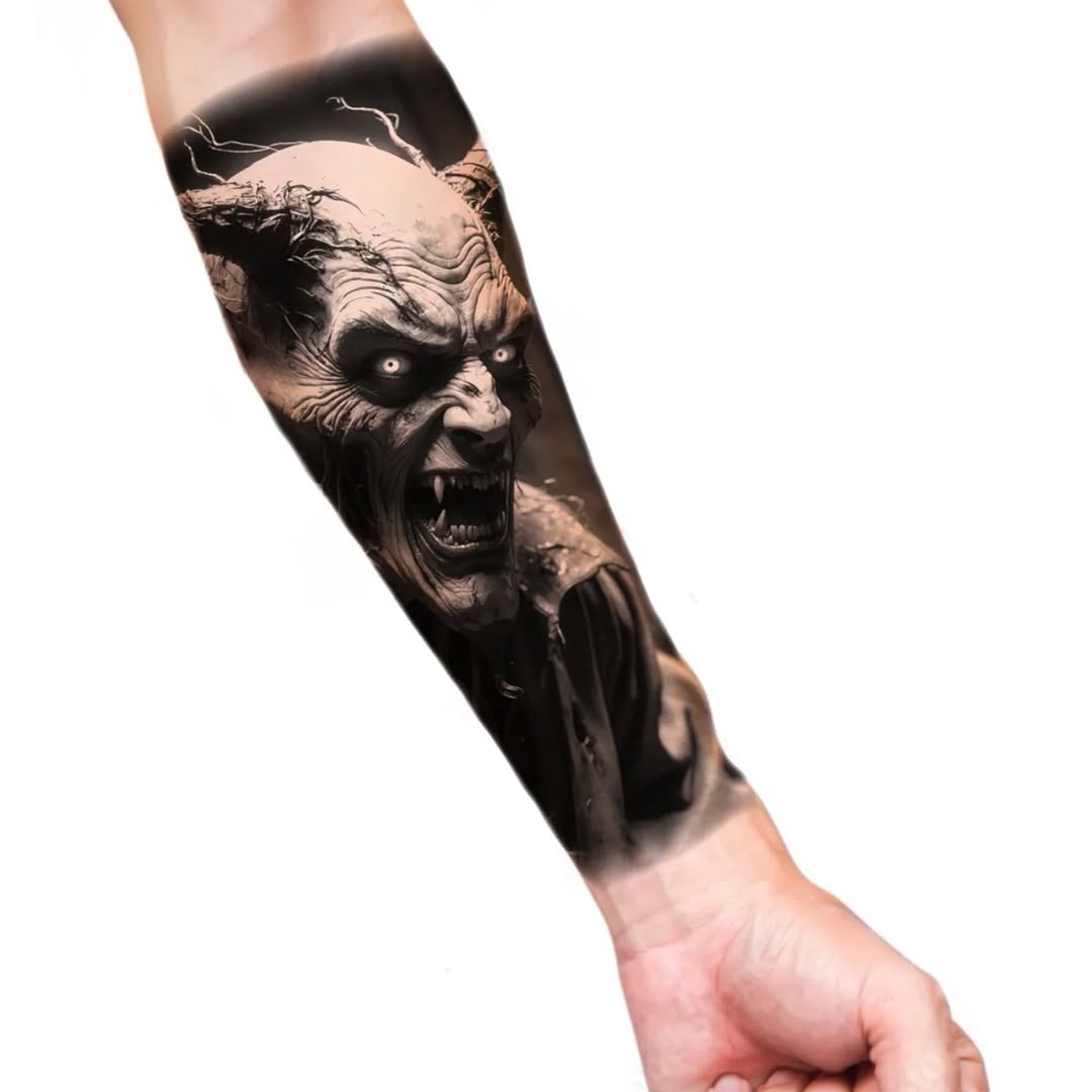 Tattoo by @alexlondontattoo — realism, dark_realism